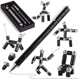 Набор магнитная ручка конструктор Polar Pen стилус, чёрный, мініатюра 2