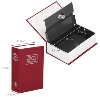 Книга сейф металический + 2 ключа, мініатюра 2
