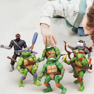 Черепашки ниндзя фигурки Ninja Turtles набор детских фигурок 6 шт, 12 см, мініатюра 6