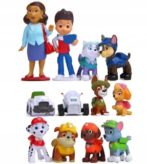 Набор фигурок Щенячий патруль 12 героев в комплекте Paw Patrol, мініатюра 3