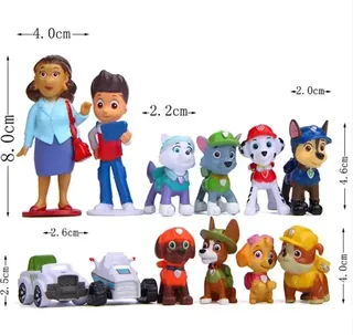 Набор фигурок Щенячий патруль 12 героев в комплекте Paw Patrol, мініатюра 5