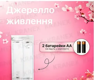Искуственные цветы,сакура гирлянда,листья сакуры 2м розовая, мініатюра 4