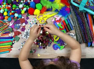 Набор для творчества большой 2000шт,в сумочке, мініатюра 2