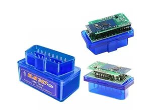 Автомобильный сканер мини для диагностики авто двухплатный OBD2 ELM327 V1.5 Bluetooth для Android, мініатюра 6