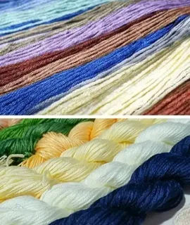 Набор для вышивки крестиком натюрморт "Маки и ромашки", 30×40 см, мініатюра 4