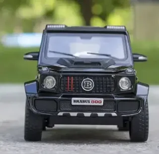 Машинка детская Gelandewagen Гелик Mercedes Benz BRABUS G800 моделька черного цвета, мініатюра 4