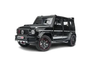 Машинка детская Gelandewagen Гелик Mercedes Benz BRABUS G800 моделька черного цвета, мініатюра 7