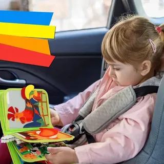 Развивающая книга сортер для малышей монтессори ферма, мініатюра 8