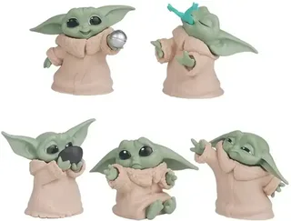 Фигурки Йода Малыш 5шт Sanix из Звездные войны Мандалорец Baby Yoda, мініатюра 1