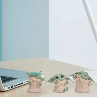 Фигурки Йода Малыш 5шт Sanix из Звездные войны Мандалорец Baby Yoda, мініатюра 3