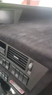 Самоклеящаяся алькантара ткань для авто серая 50 х 150 см, мініатюра 5
