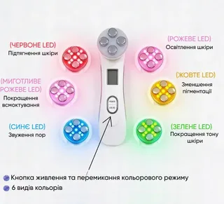 Массажер для лица RF EMS LED, мініатюра 9