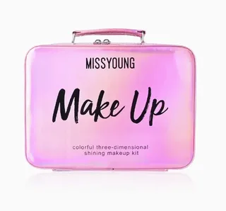 Набор косметики для макияжа для подростков и женщин в чемоданчике Miss Young Make Up 35 элементов, мініатюра 2
