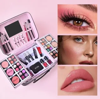 Набор косметики для макияжа для подростков и женщин в чемоданчике Miss Young Make Up 35 элементов, мініатюра 7