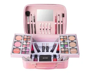 Набор косметики для макияжа для подростков и женщин в чемоданчике Miss Young Make Up 35 элементов, мініатюра 9