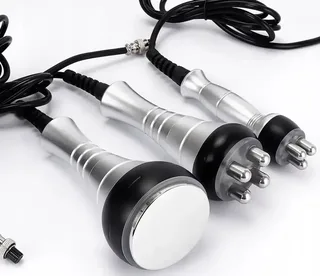 Ультразвуковой кавитационный массажер 40K RF антицеллюлитный аппарат для тела и лица 3в1, мініатюра 7
