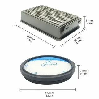 Фильтр для пылесоса Rowenta Compact Power набор 2 шт RO3786EA RO3715EA RO3759EA RO3798EA RO3799EA RO3731EA, мініатюра 2