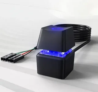 Выносная кнопка для включения ПК 2 м с LED-подсветкой, мініатюра 4