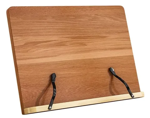 Подставка для книг бамбуковая с регулировкой наклона складная 24×34 см