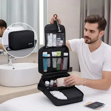 Органайзер дорожный для косметики и аксессуаров с крючком LIGHT TRAVEL