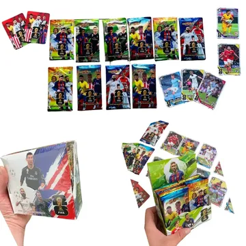 Карточки футбольные 1 пакетик 8шт