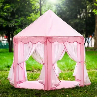 Детская палатка-домик Принцесса 140×135×135 см игровой шатер для девочки, мініатюра 10
