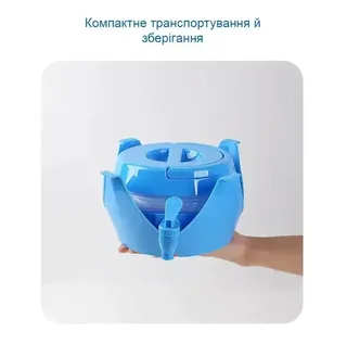 Диспенсер дозатор для воды,алкоголя складной 3.5л, мініатюра 7