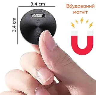 Мини диктофон цифровой 8GB микро диктофон с активацией голосом компактный аудио-режкордер, мініатюра 8