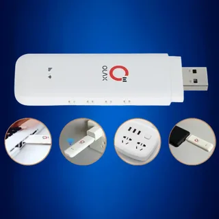 Роутер Wi-Fi 4G LTE USB модем OLAX U80 USB stick microSIM, мініатюра 2