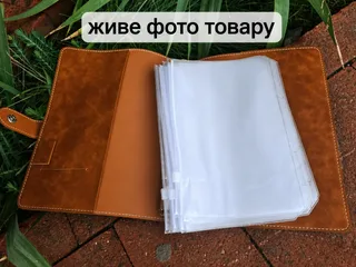 Органайзер для денег купюр A5 с 6 карманами на кнопке планер, мініатюра 3