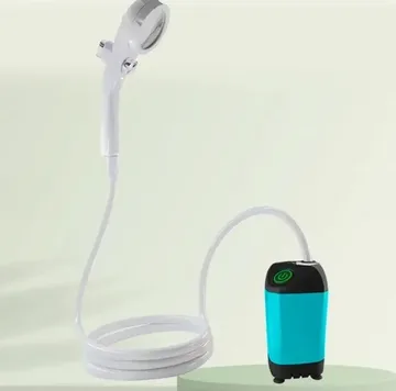 Портативный душ на Li-ion аккумуляторе 4800 mAh переносной мини душ для кемпинга дачи дома