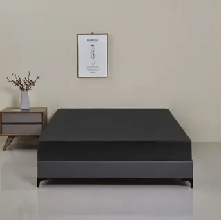 Наматрасник непромокаемый 160×200×30 см с TPU-покрытием простынь на резинке для защиты матраса Черный, мініатюра 9