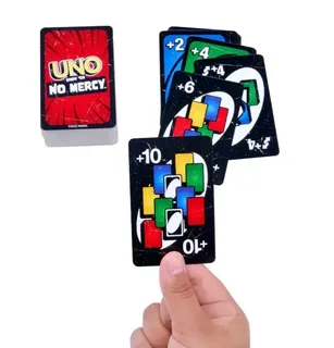 UNO No Mercy Без пощады карточная настольная игра 168 карт, новые правила и штрафные карты, мініатюра 9