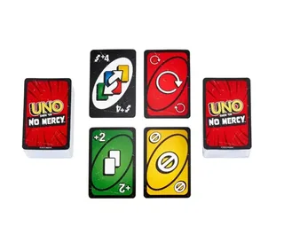 UNO No Mercy Без пощады карточная настольная игра 168 карт, новые правила и штрафные карты, мініатюра 4