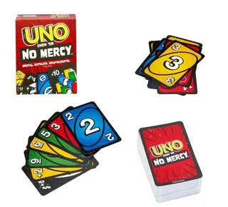 UNO No Mercy Без пощады карточная настольная игра 168 карт, новые правила и штрафные карты, мініатюра 3