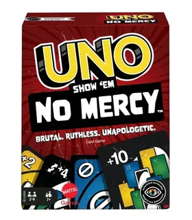 UNO No Mercy Без пощады карточная настольная игра 168 карт, новые правила и штрафные карты, мініатюра 1