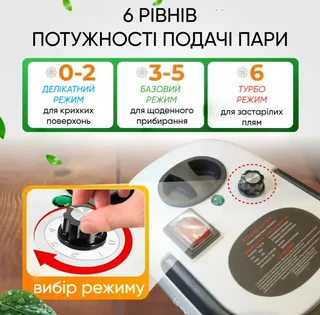 Пароочиститель многофункциональный с насадками 2500Вт универсальный ручной паровой очиститель для дома и авто, мініатюра 4
